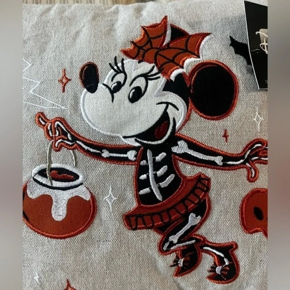 Celebrate Together Halloween Mickey and Minnie Pillows Embroidered Throw Pillows